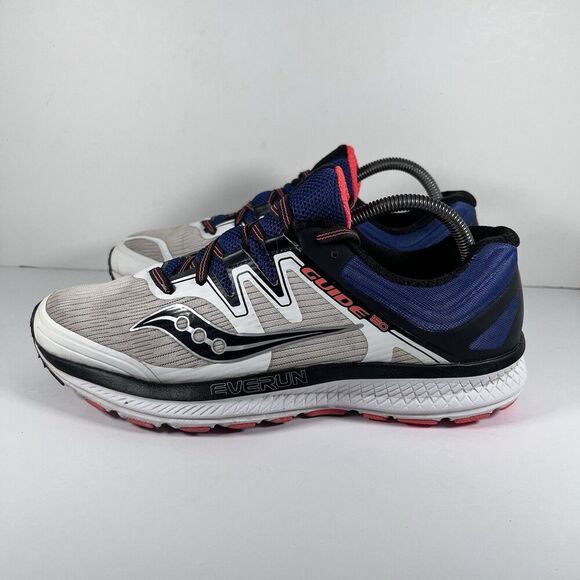 Saucony Guide ISO Lace Up Athletic Running Shoes Sneakers Men's Size 9 - Picture 3 of 8